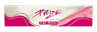 PURIZE® PINK King Size Slim Ultra Fine Zigarettenpapier 40er Box Blättchen Papers